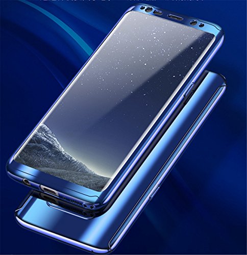 Croazhi Samsung Galaxy S7/S7 Edge Funda, Caja de Metal Chapado Funda Ultrafino para Espejo Funda Antideslizante Funda de galvanoplastia Protectora Lujosa de 360 Grados