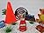 Disney CARS 10 Piece Birthday Cake Topper Set Featuring Lightning Mcqueen, Mater, Sally and Finn Mcmissle, Themed Decorative Accessories, Figures Average 2.5" Long to 1" Tall