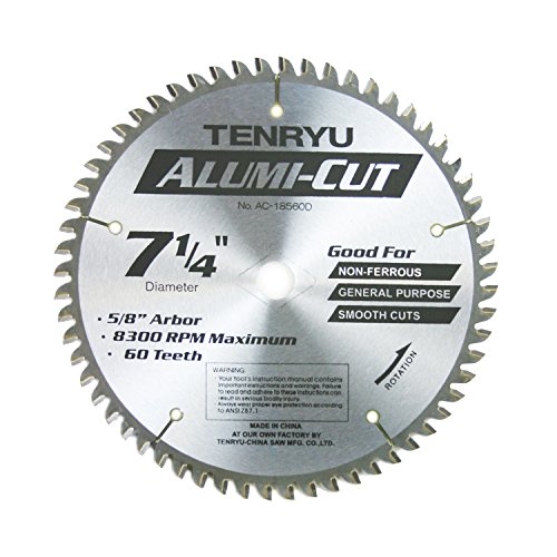 Tenryu7-1/4In Alumi-Cut Saw Blade