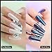 AZURE BEAUTY Soak Off UV LED Gel Nail Polish Set - Cat Eyes Gel Polish, Color Changing Gel Polish, Starry Glitter Gel Polish, Chameleon Gel Polish, Magnetic Jade Gel Polish, 6 Bottles in 1 Set