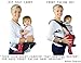 NimNik Baby Sling Carrier Ergonomics Lightweight Hipseat with Lumbar Support, 4 in One Back 2 Front Facing Comfort Positions