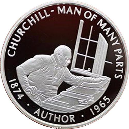 2005 Falkland Islands Silver Proof Fifty Pence Crown Coin