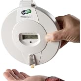 e-Pill MedTime Pro Automatic Pill Dispenser &ndash; Advanced Locked Medication Reminder with White Lid for Seniors or Caregivers, Prevents Missed or Double Doses