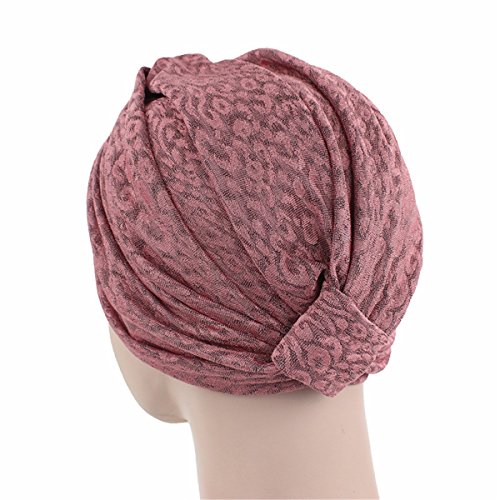 Qhome Luxury Stretchy Cotton Beanie Turban Headwrap Chemo Cap