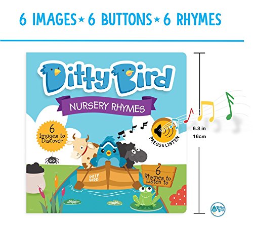 Ditty Bird Our Best Interactive Musical Nursery Rhymes Book for
