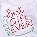 Baby Boys Girls Toddler 4pcs Christmas Set Bodysuits Leggings Headband Cap Outfits (0-3M)
