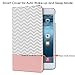 iPad Mini 4 Case, BENTOBEN Slim Shockproof 360 Degree Rotating Auto Sleep/Wake Smart Synthetic Leather Kickstand Anti-Slip Full body Protective Case Cover for Apple iPad Mini 4(2015 Release),Rose Gold