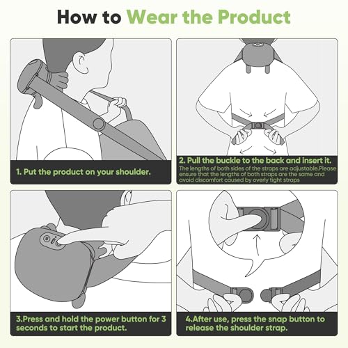 Electric Cervical Massager, 4D Cervical Massager, with Three Kneading Modes and Two Heat Settings to Deeply Release Muscle Tension, Ideal Gift for Dads, Moms and Friends