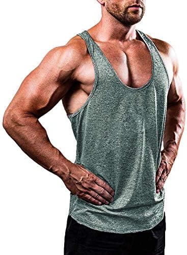 Gym Vest Men Bodybuilding Fitness Muscle Y-Back Muscle Sleeveless Tank Top