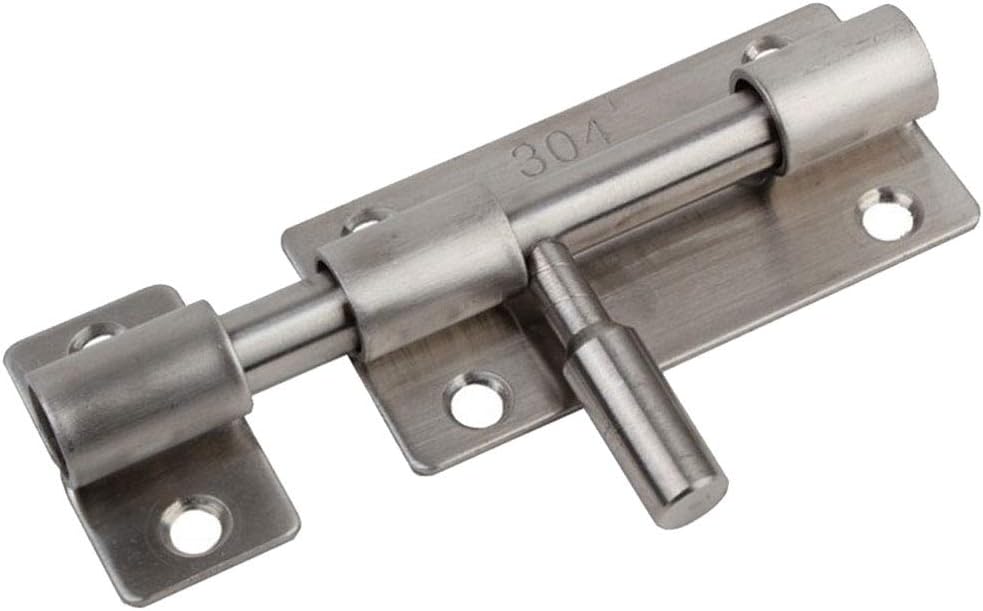 Bolzenriegel Türriegel 100mm - Sicherheitsriegel Für Türen Weiß