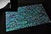 Blue Paua Abalone Coated Enhanced Adhesive Veneer Sheet (9.4