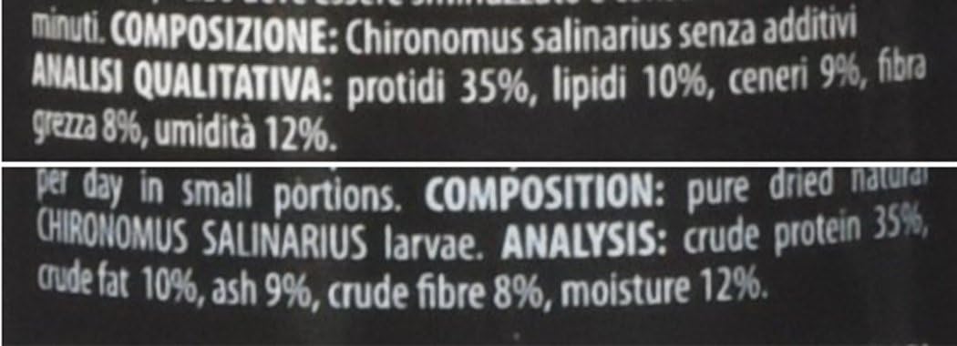 Haquoss Chironomus Natural Freeze Dried Food for Freshwater and Marine Fish 100ml/7gr, 8 g (Pack of 1) - Image 5
