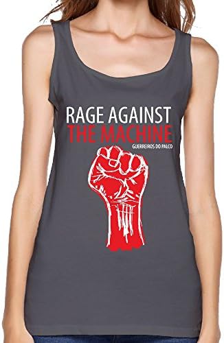Quliuwuda Women's Rage Against The Machi Casual Style Running DeepHeather Tank Top XL Tank Tops