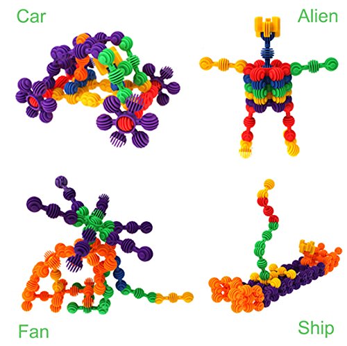 Kvvdi 50pcs Sunflower Building Blocks Interlocking Toys for Kids