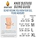 Sparthos Knee Compression Sleeves (Pair) – Support Sports, Running, Joint, Knee Pain Relief – Knee Brace Men Women – Knee Sprains Strains Arthritis Ligament Injury Recovery (Blue-M)