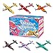 Unomor Valentines Day Cards, 36 Pack Foam Airplanes and 36 Pack Valentines Cards with 6 Different Designs for Classroom Exchange Party Favors(8’’ x 7.5’’)
