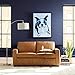 Amazon Brand – Rivet Modern Arc Standing Floor Lamp with Grey Fabric Shade, Bulb Included, 69
