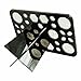 LEOKOR Makeup Brush Tree Holder Organizer Cosmetic Brush Dryer Air Drying Tower with 28 Mix Hole