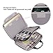 Electronics Organizer Travel Cable Cord Wire Bag Accessories Gadget Gear Storage Hard Cases for 10.5 Inch Tablet (Black)