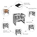 Unigear Wood Burning Camp Stoves Picnic BBQ Cooker/Potable Folding Stainless Steel Backpacking Stovethumb 3