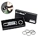 GlowGeek key chain bottle opener 2 in 1 with 5 Extra key rings and gift Box heavy duty car keychain for Man and Women
