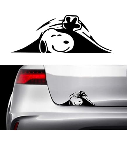 Autocollant Snoopy Cœur Pour Touchpad MacBook - Vinyle Haut De Gamme, Résistant - Noir - Marque Spilart