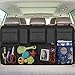 EldHus 43224-13969 Black Trunk Storage-Auto SUV Van Container Car Organization Collapsible Compartment Pocket Mesh primary