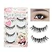 Voberry Women Gril Lady Big Sale! 5 Pair/lot Crisscross False Eyelashes Lashes Voluminous HOT Eye Lashes (Black)