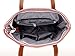 Canvas Tote, GS.Lee Women's Ladies Stripe Summer Beach Handbags Shoulder Zipper Purse Bag, Black