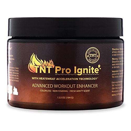 TNT Pro Ignite Stomach Fat Burner Body Slimming Cream With HEAT Sweat Technology - Thermogenic Weight Loss Workout Enhancer (13.5 oz Jar) …