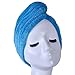 YYXR Microfiber Hair Turban Towel Wrap - Super Absorbent Drastically Reduce Hair Drying Time(2 Pack Puple & Blue)