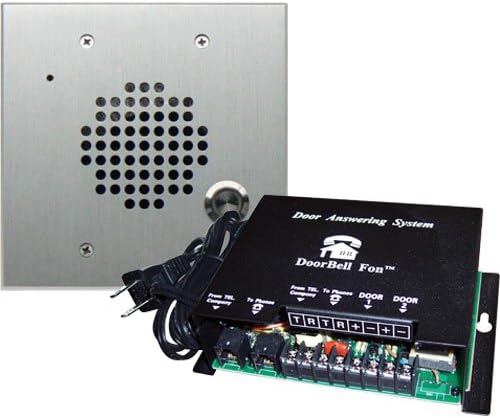 DoorBell Fon DP28 Door Answering System for 2-Gang Masonry Box, Aluminum (DP28-SF)