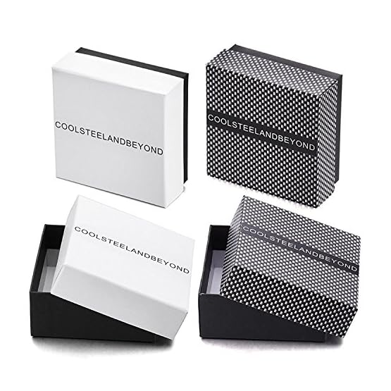 COOLSTEELANDBEYOND Tres Filas Amor Infinito Número 8 Entretejido Marrón Negro Trenzado Cuero Pulsera Brazalete de Hombre… - Imagen 7