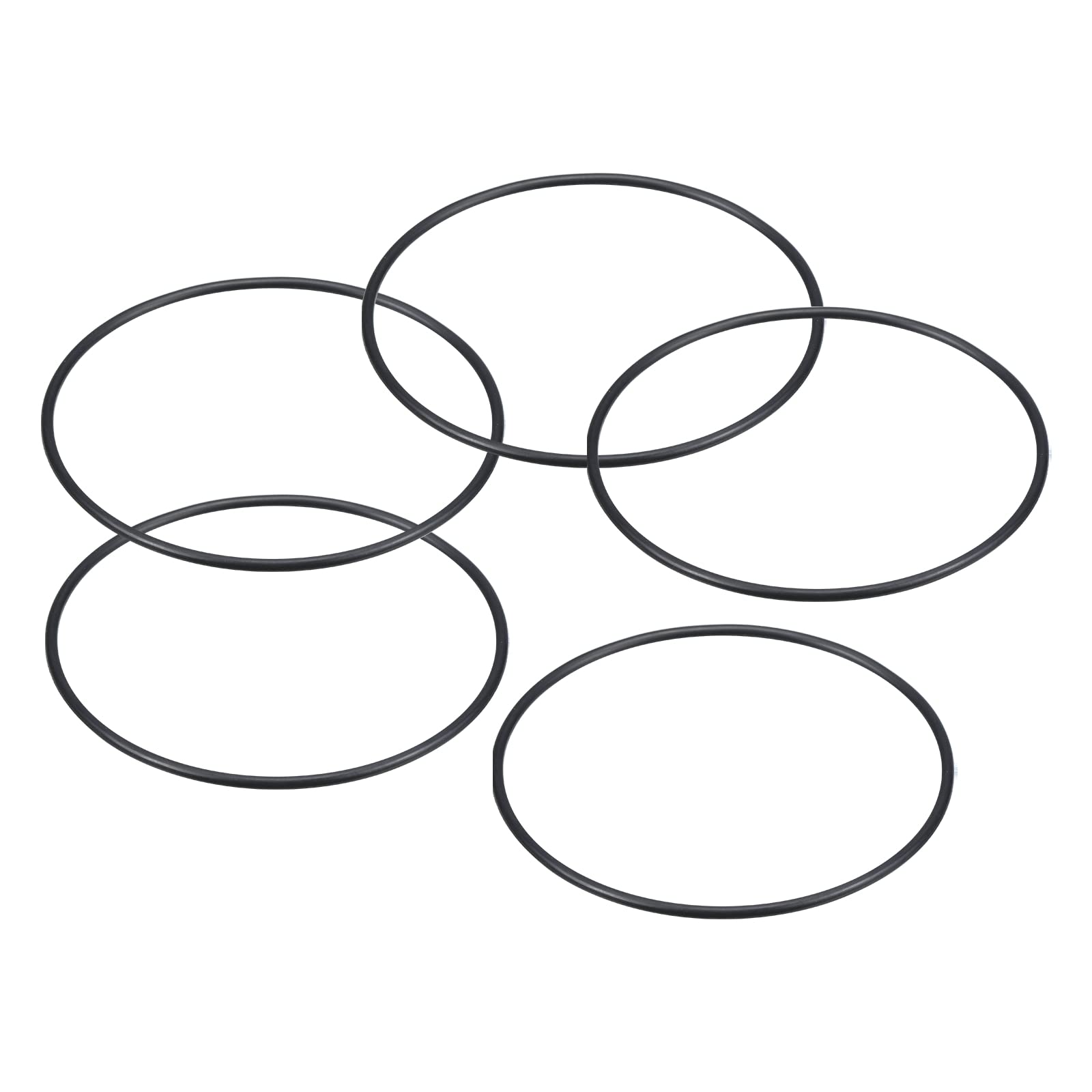 PATIKIL Nitrile Rubber O-Rings 78mm OD 73mm ID 2.65mm Width, 10 Pcs Metric Sealing Gasket for Faucet Plumbing Automotive Repair, Black