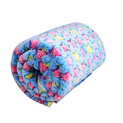 image for Comsmart Puppy Blanket Warm Dog Cat Coral Velvet Blankets Mat Bed Cove