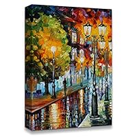 Canvas Wall Art Vintage Oil Painting Canvas Prints Home Artwork Decoration for Living Room,Bedroom - 12x18 inches
