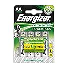 Energizer Power Plus Rechargeable AA Battery (Pack of 4)