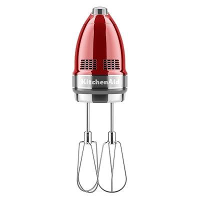 Buy Kitchenaid 9 Speed Digital Hand Mixer With Turbo Beater Ii Accessories And Pro Whisk Candy Apple Red Online In Turkey B00ct9y6j6