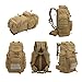 Hisea Outdoor Hiking Backpack 60L - Durable Nylon Waterproof Daypack Large Tactical Military Backpacks MOLLE Rucksacks with Ergonomic Design for Cycling Camping Travelling Hunting