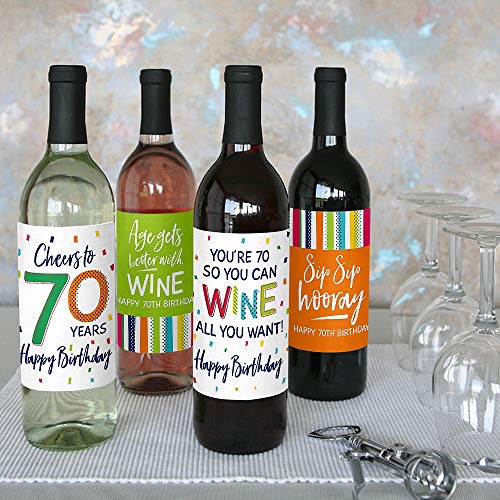 6 70th+Birthday+Cheerful+Seventieth+Decorations