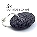 Pumice Stone For Feet (3 Pack) Natural Earth Lava Stone - Pumus Foot Exfoliator Feet Scrubber Rock and Scraper - Great for Dead Skin, Corn, Callus, Callous Removers For Feet, Pumic Foot File Grater