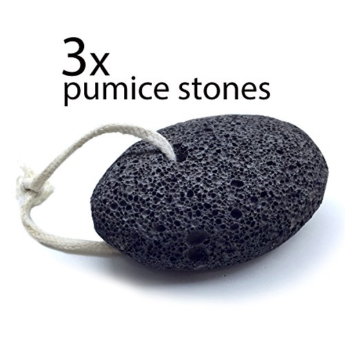 Pumice Stone For Feet (3 Pack) Natural Earth Lava Stone Pumus Foot