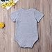 Newborn Baby GOT My Mind ON My Mommy Funny Bodysuits Rompers Outfits(A-Gray,0-3M)
