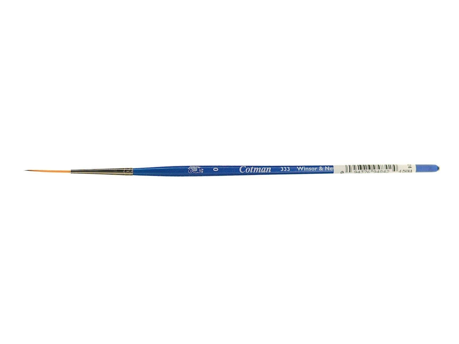 Winsor & Newton Brush, Wood, Transparent, No. 0 -. 1.2 mm, round - rigging - brush, short handle — image 1