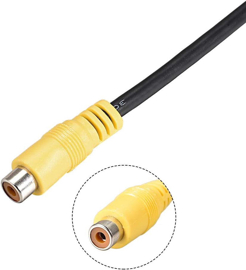 sourcing map 1M 3.2ft BNC Q9 Male to DC Female Switching Connect Cable for CCTV Camera, Black - Image 3
