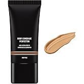 Body Coverage Perfector Waterproof Leg &amp; Body Makeup Foundation, Long Lasting Sweatproof &amp; Transfer Resistant Body Makeup for All Skin Types（Dark skin）