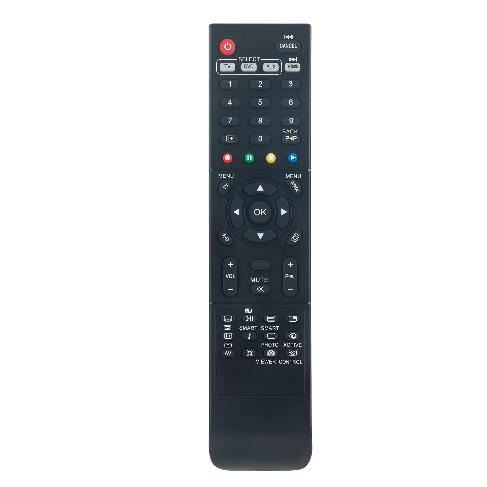 VINABTY RC4347/01 Replacement Remote Compatible with PHILIPS TV 42PF7621 42PF7621D 42PF7621D10 42PF7641D 26PF5521D 26PF5521D/12