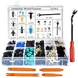 CNIKESIN 527Pcs Car Retainer Clips Door Trim Panel Clips Bumper Clips Plastic Rivets Fasteners Kit Auto Push Pin Rivets Set for GM Ford Toyota Honda Chrysler