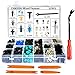 CNIKESIN 527Pcs Car Retainer Clips Door Trim Panel Clips Bumper Clips Plastic Rivets Fasteners Kit Auto Push Pin Rivets Set for GM Ford Toyota Honda Chrysler