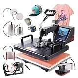 SHUOHAO 8 in 1 Heat Press Machine 12x15 inch for t